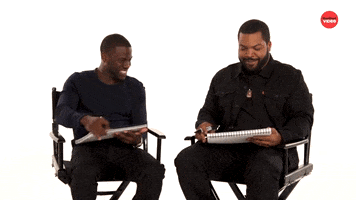 Kevin Hart Laughing GIF by BuzzFeed