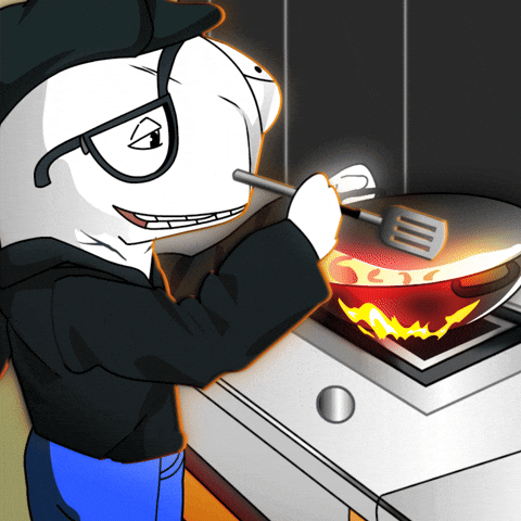 SecretSocietyOfWhales giphyupload fire cooking chef GIF