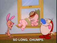 nicksplat ren and timpy GIF