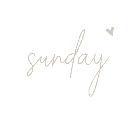Heart Sunday Sticker