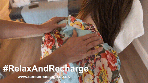 SenseMassageTherapy giphyupload relax massage recharge GIF