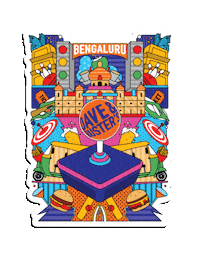 Dave And Busters Fun Sticker by Malpani Group