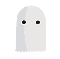 byminujarte love ghost comic nerd Sticker