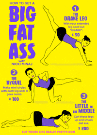 goryango nicki minaj anaconda fat ass GIF