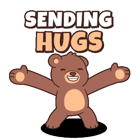 Sending You Love Teddy Bear Sticker by BEARISH
