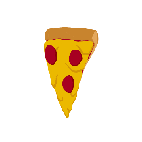 Pizza Slice Sticker by Eric Foster