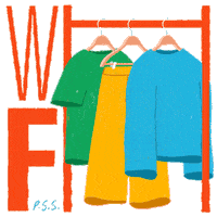 Illustration Orange Sticker by Paper Stone Scissors