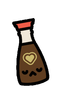 Soy Sauce Illustration Sticker