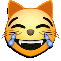 Happy Cat Sticker by Stupid Raisins