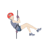 OverTheEdgeGlobal fear building afraid rope Sticker