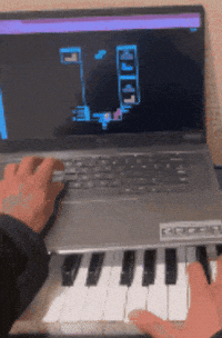 keytoucher1434 piano keyboard tetris albatross GIF