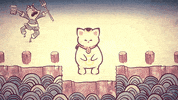 Cat Floating Away GIF by Xbox