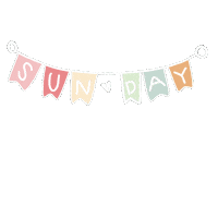 Weekend Sunday Sticker