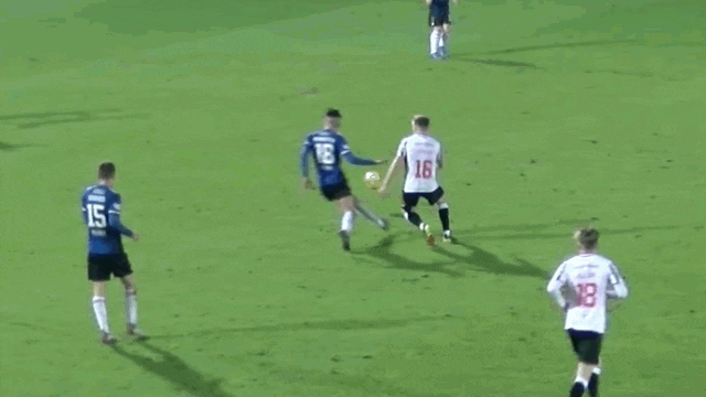 officialdafc giphyupload football trick nutmeg GIF