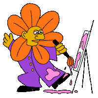 Flower Sticker by Trimarchi