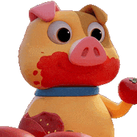 Hungry Tv Show Sticker by Mojo Swoptops