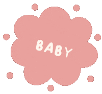 anyaslittlelife baby newborn baby announcement face cover Sticker