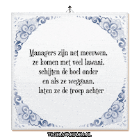 Wijsheid Spreuk Sticker by Tegelspreuken.nl