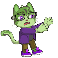Halloween Zombie Sticker