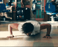 Push Up Adam Sandler GIF