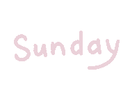 Sunday Weekdays Sticker by jenny henderson studio