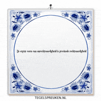 Wijsheid Reflectie GIF by Tegelspreuken.nl