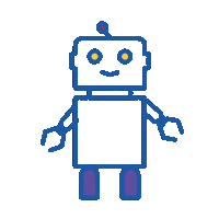 Artificial Intelligence Robot Sticker by ADNOC Group