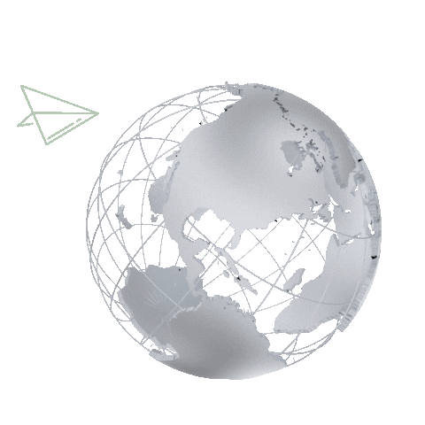 Travel Earth Sticker by Caroline Wirtz