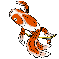 Skate Koi Sticker