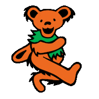 Grateful Dead Bear Sticker by Rhino Records