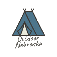 NEGameandParks camping camp outdoors nebraska Sticker