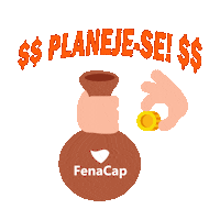 FenaCap dinheiro economia fiqueemcasa financas Sticker