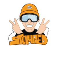 Riding Rider Sticker by Math Academy Snowboard