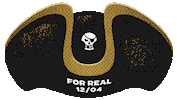 for real pirate Sticker
