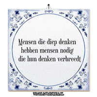 Humor Wijsheid Sticker by Tegelspreuken.nl