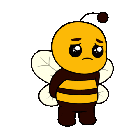 Sad Excuse Me Sticker by Plan Bee Studios