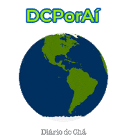 World Viajar Sticker by Diário do Chá