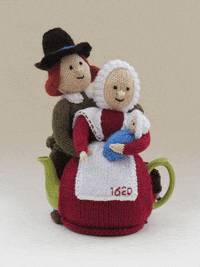 TeaCosyFolk family thanksgiving knitting knit GIF