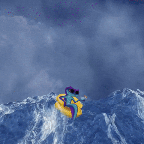 Ocean Waves GIF by snek