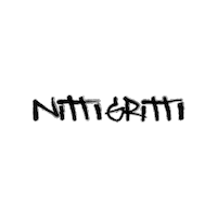 DJNittiGritti nitti nitti gritti gritti nitti logo Sticker