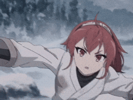 Red Hair Attack GIF