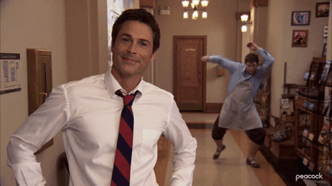 Parks And Recreation Dance GIF by PeacockTV