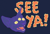 pbkiner cat bye see ya third eye GIF