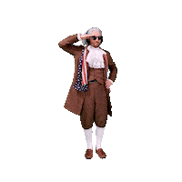 Founding Father Spinning Sticker