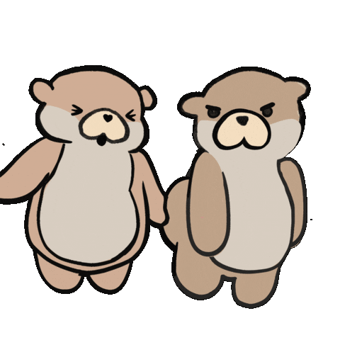 Slap Spank Sticker by Ottie and Otter