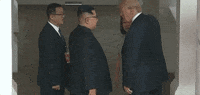 news trump handshake kim jong un GIF
