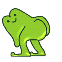 Dance Frog Sticker