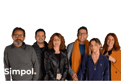 Happy Friends Sticker by Simone Arena