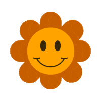 Looksbylissie flower smiley groovy looksbylissie Sticker