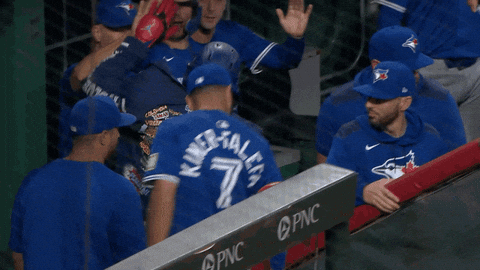 Home Run High Fives GIF by Toronto Blue Jays